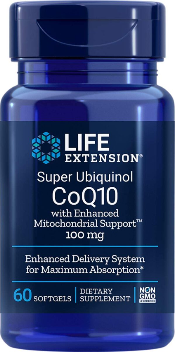 Super Ubiquinol CoQ10 with Enhanced Mitochondrial Support