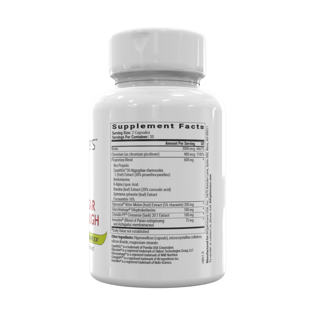 Blood Sugar Breakthrough Supplement Facts