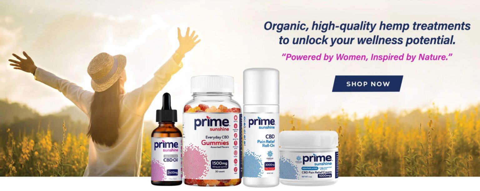 Prime Sunshine CBD Discount 15 OFF + BOGO SALE 50 OFF
