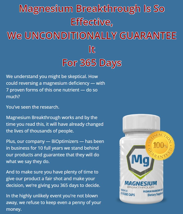 BiOptimizers Magnesium Breakthrough Reviews + 10 Discount