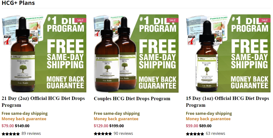 Official HCG Diet Plan Reviews & Deal