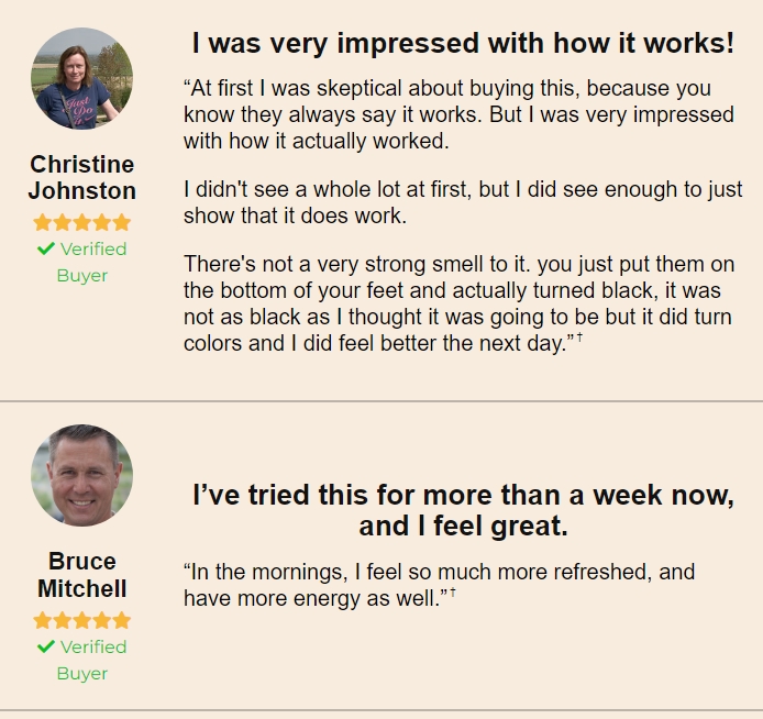 XITOX™ Foot Pads Customer Reviews