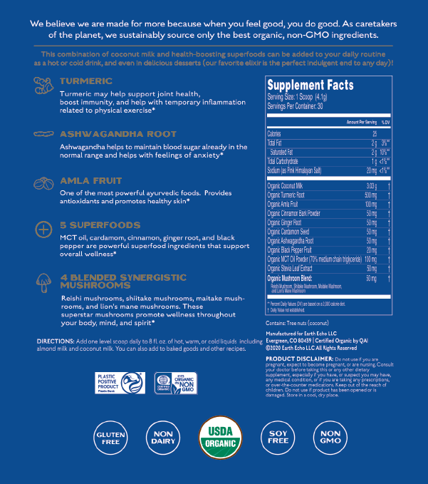 golden superfood bliss supplement facts