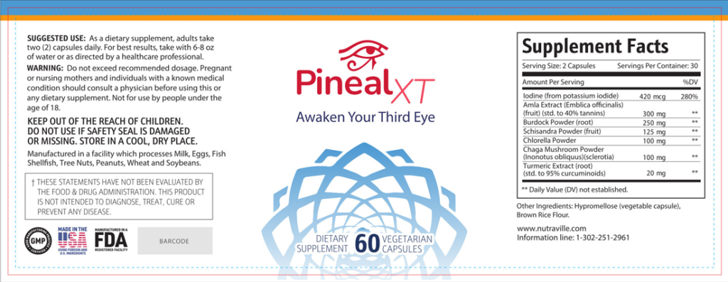 pinealxt supplement facts